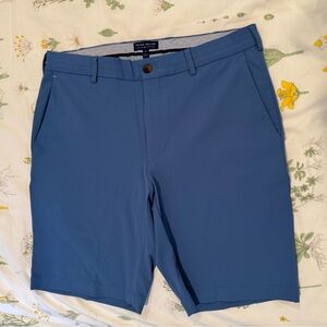 Peter Millar Crown Comfort Blue Men's Shorts Size 32 by 10inch Inseam